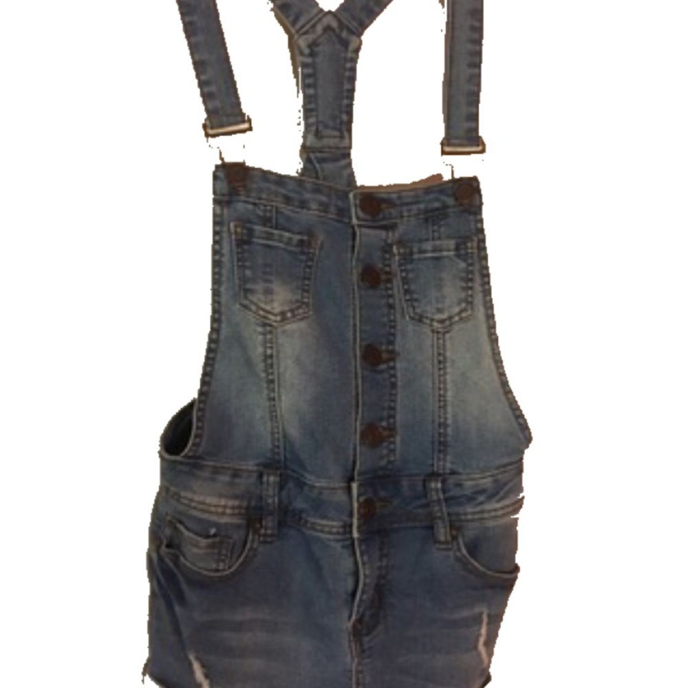 Overall Shorts